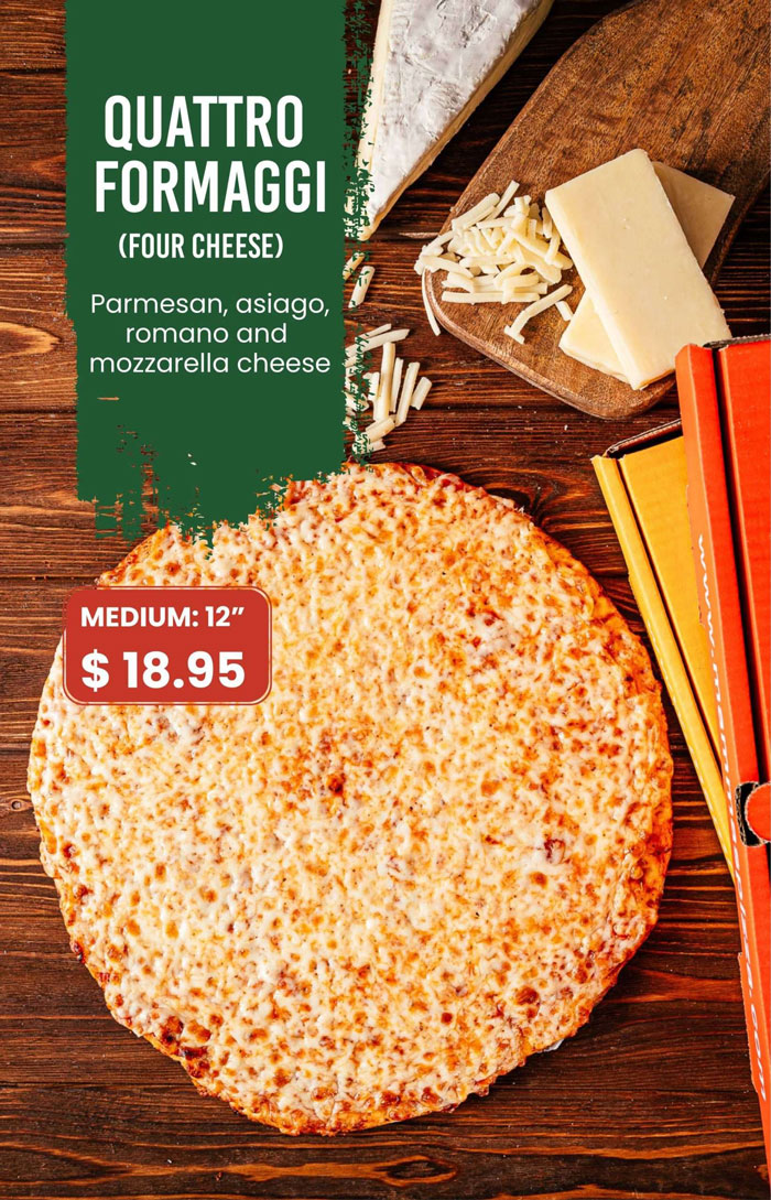 Four Cheese Pizza